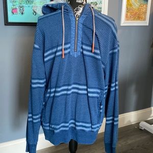 Orvis large hooded zip sweatshirt